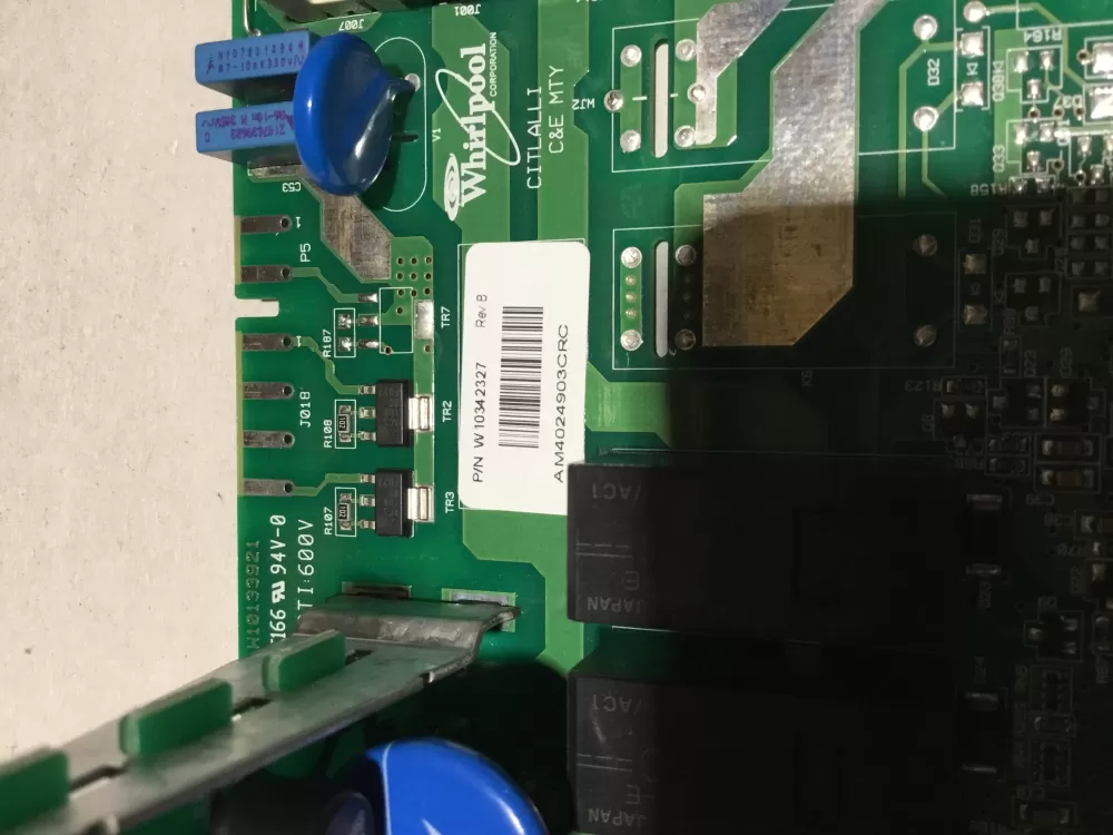 Whirlpool W10342327 W10342325 Washer Control Board AZ158631 | BG207