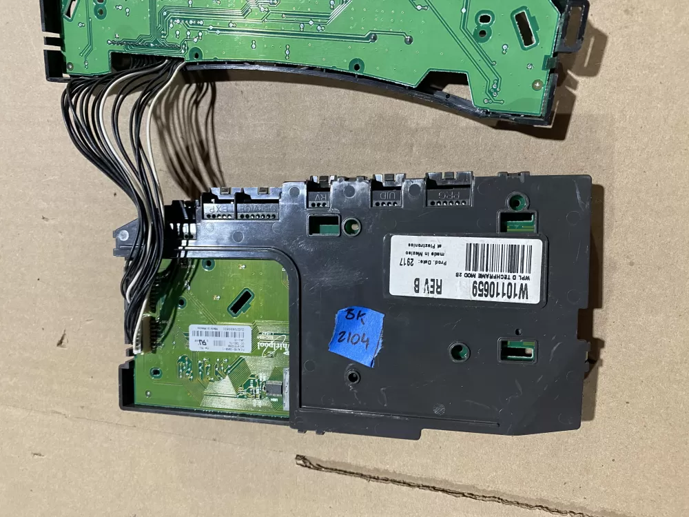 Whirlpool W10110659 W10294703 W10294708 PS2580570 Dryer Board AZ65268 | BK2104