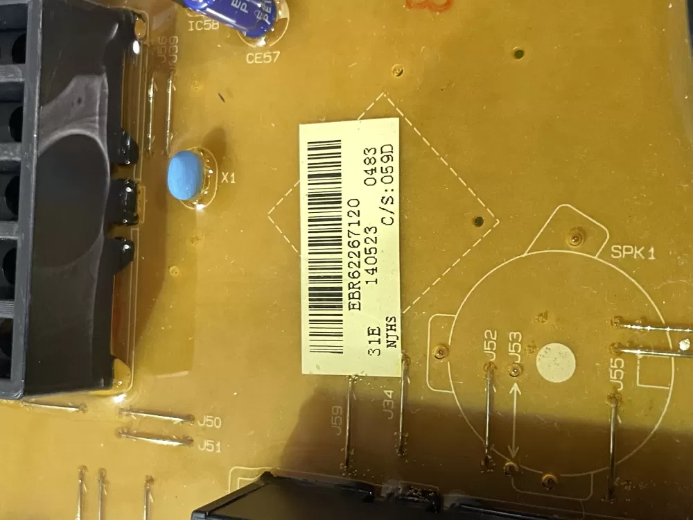 LG EBR62267120 Washer Control Board AZ205231 | Wmv916