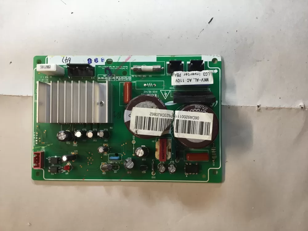 Samsung DA41-00707B Refrigerator Control Board Inverter