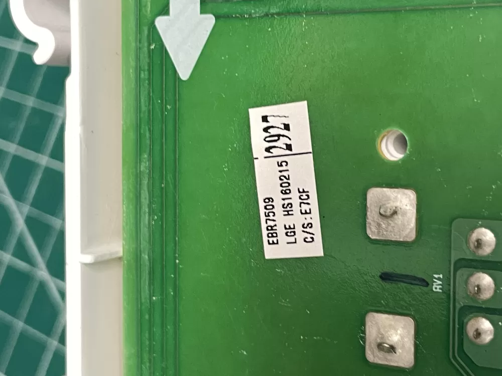 LG EBR75092927 Washer Interface Control Board AZ202704 | Wmv823