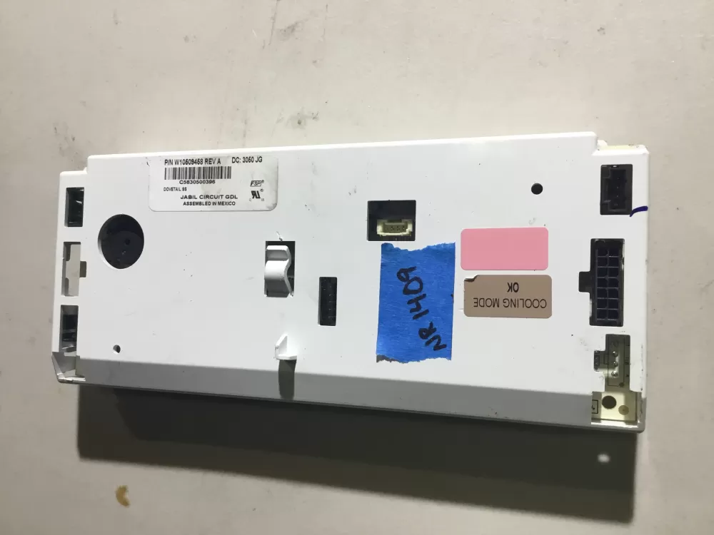 KitchenAid W10509458 WPW10509458 Refrigerator Control Board AZ37627 | NR1409