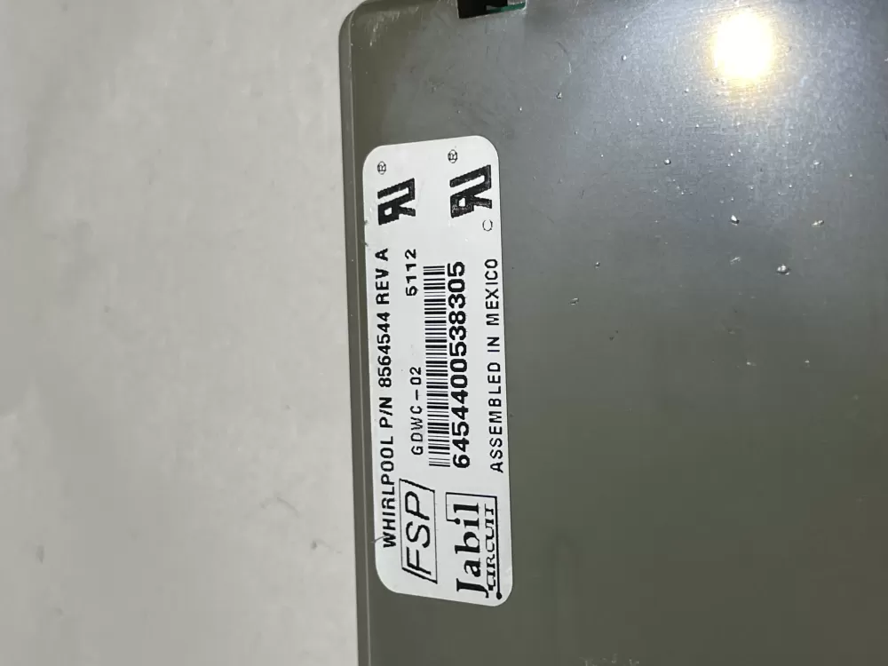Whirlpool WP8564547 Dishwasher Control Board AZ169075 | Wm2585