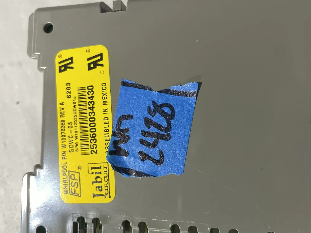 Kenmore KitchenAid W10084141 Dishwasher Control Board AZ201642 | Wm2428