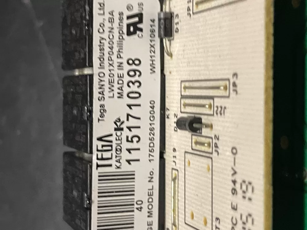 GE 175D5261G040 EBX1129P004 WH12X10614 Washer Control Board AZ30028 | WM946