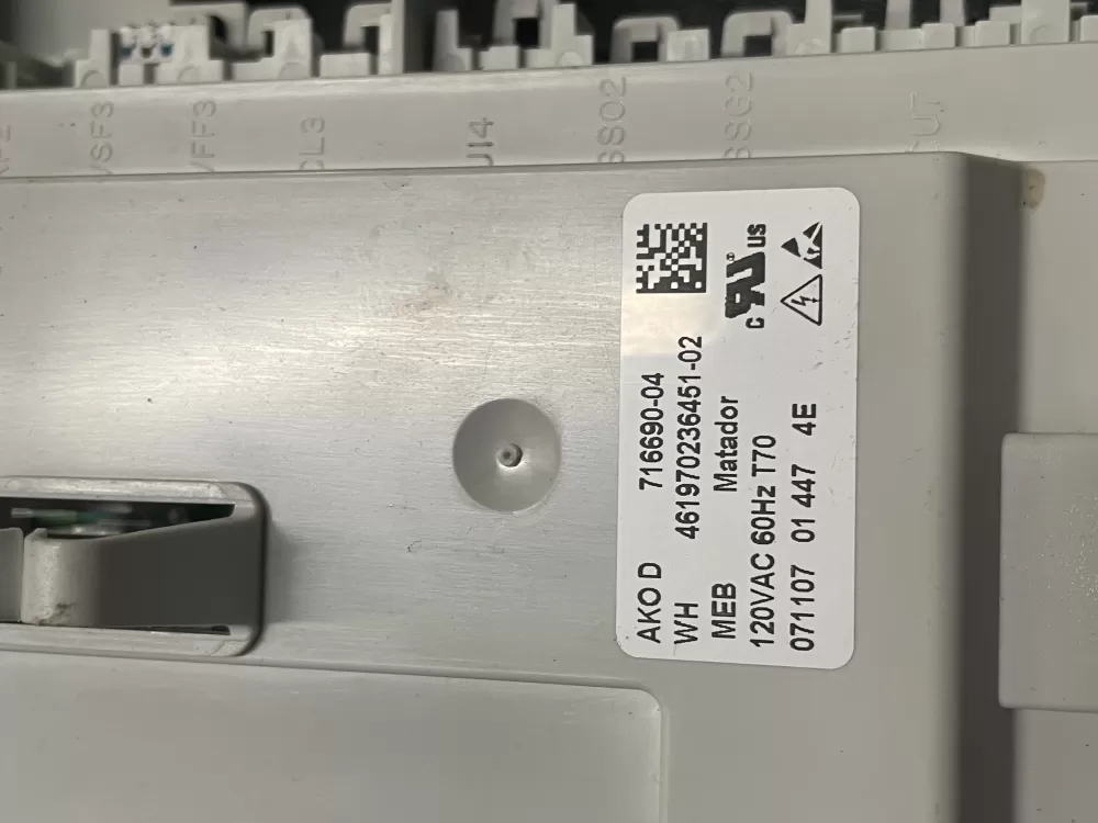 Kenmore 716690 04 Washer Control Board AZ4255 | WM1399