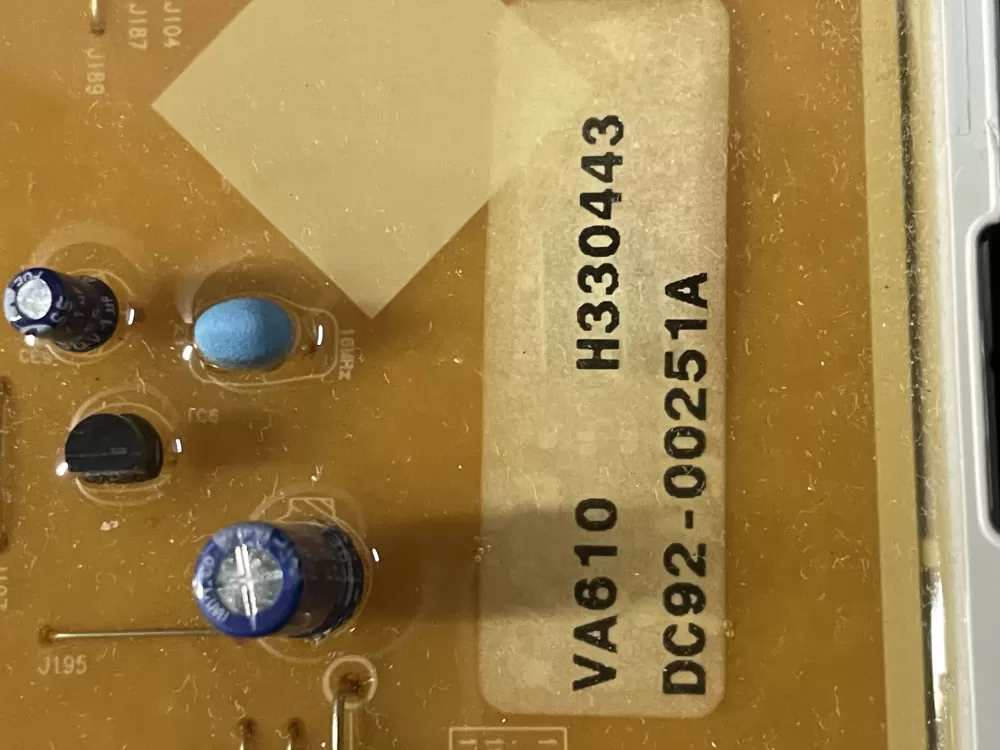 GE Samsung DC92-00251A Dryer Control Board AZ8389 | WMV30