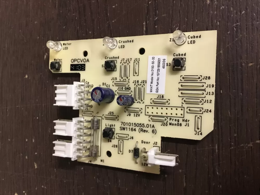 GE 197D5189G001 Refrigerator Control Board AZ21516 | NR105