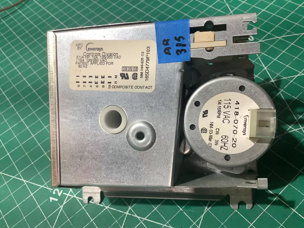 GE 165D4779P103 Dishwasher Timer AZ190304 | AR315