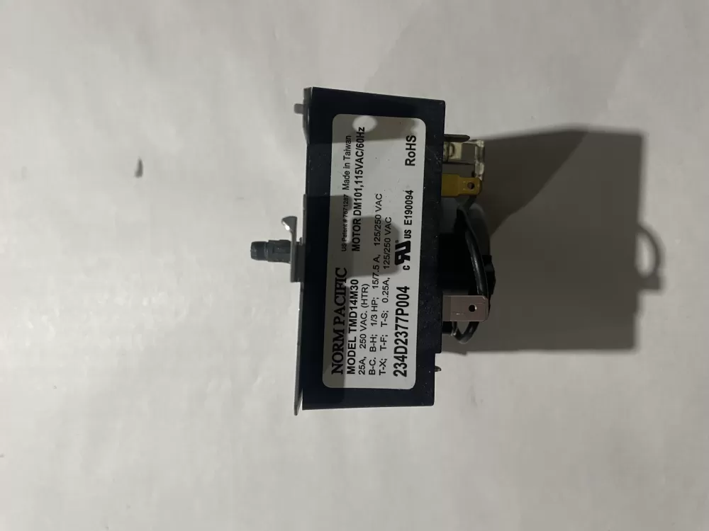 GE WE04X24550  AP6031056  WE04X24549  4546121  PS11763064  TMD14M30  234D2377P004 Dryer Timer