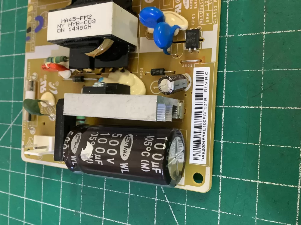 Samsung DA92 00486A Refrigerator Control Board AZ204252 | NR370