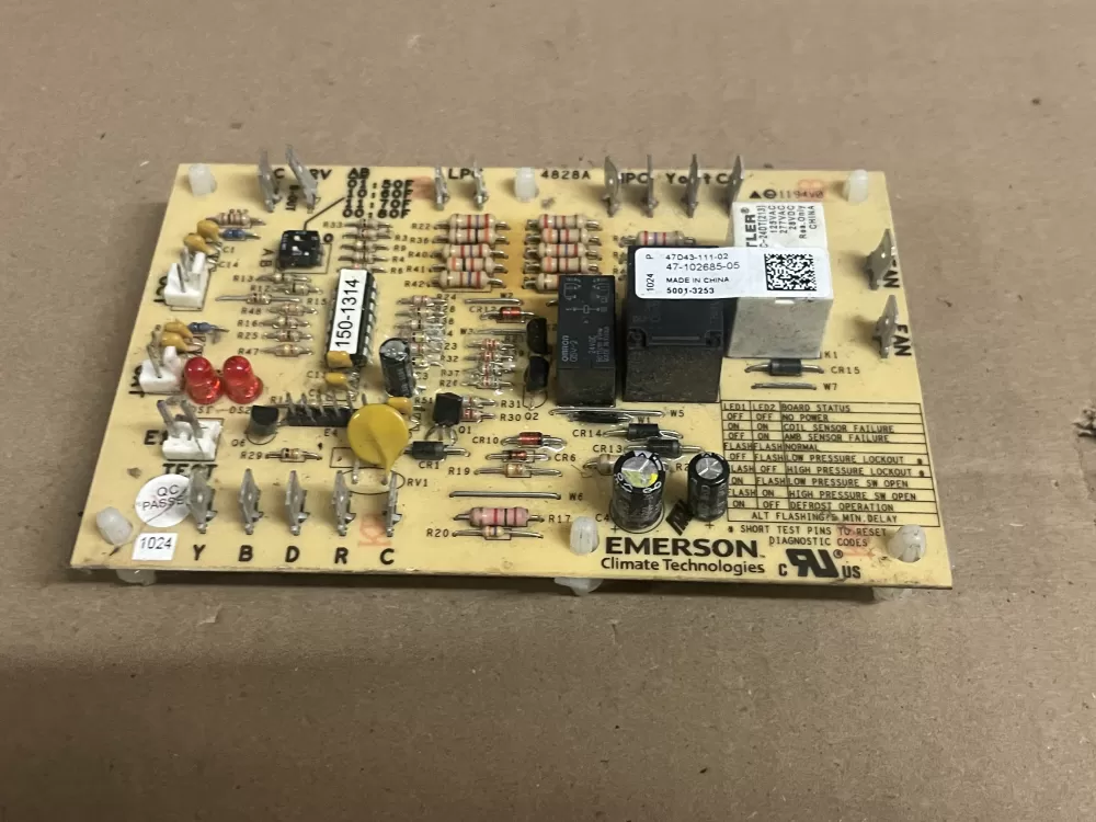 Rheem 47-102077-05 Furnace Ruud Control Board AZ103683 | Wm895