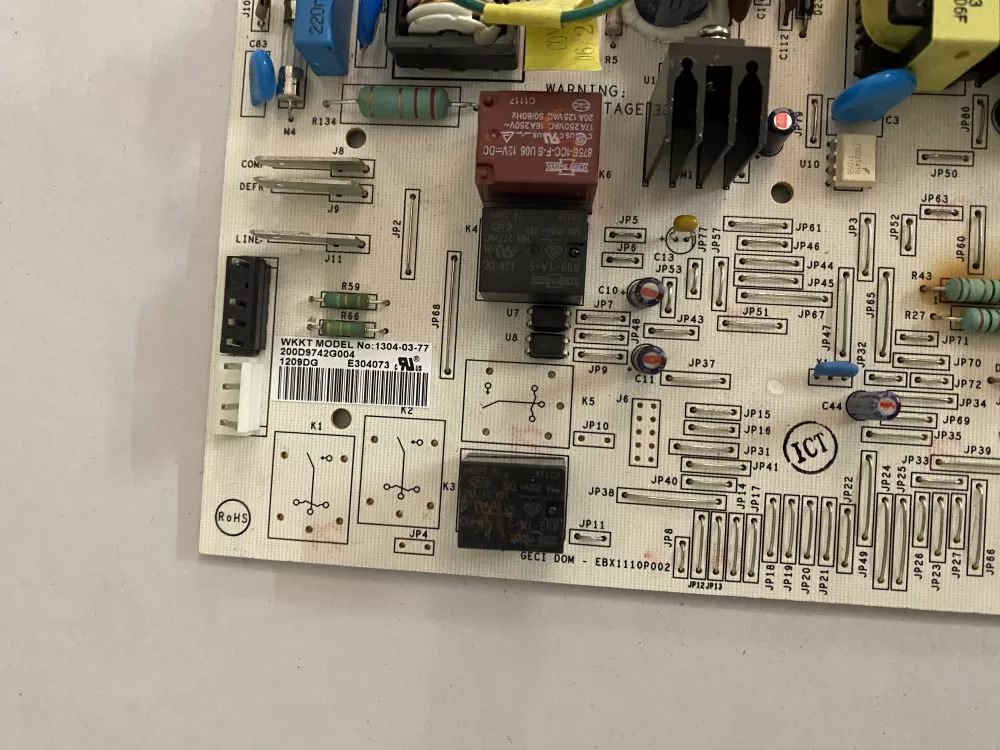 GE EBX1110P002 200D49742G004 WR55X10996 Fridge Control Board AZ109889 | BK1890