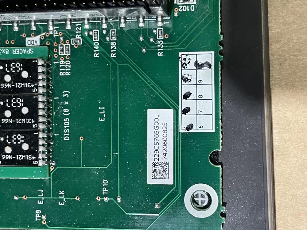 GE 229C5765G001 Range Control Board Panel AZ86863 | Wmv93