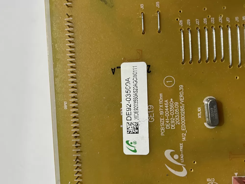 Samsung DE92-03560A Microwave Control Board AZ124421 | Wm265