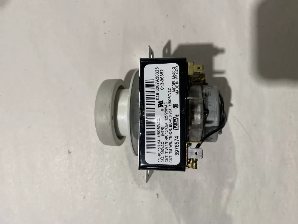 Whirlpool  Roper  Estate AP6009023 3398137 3406704 3976574 WP3976574 PS11742165 Dryer Timer