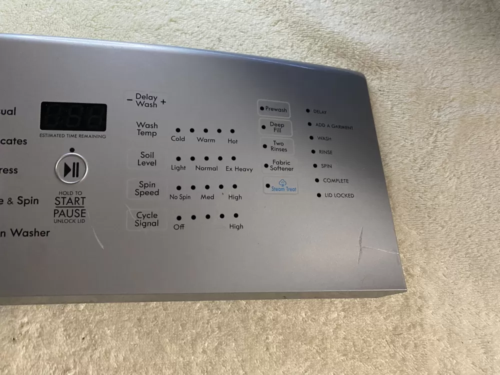 Kenmore W11084074 W11248564 Washer Touchpad Control Panel Console AZ5949 | V353