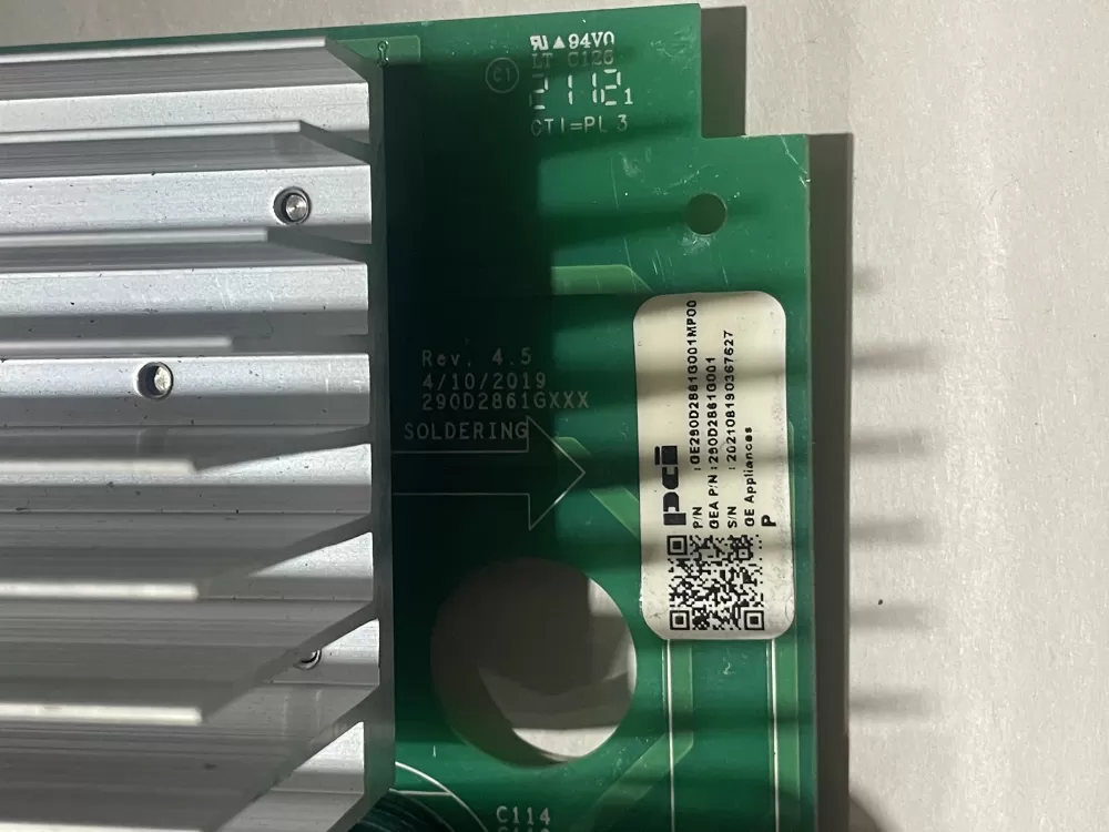 GE 290D2861G001 WH22X29049 Washer Control Board AZ207253 | KM2745