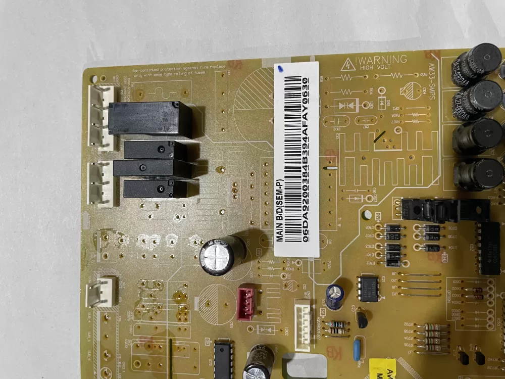 Samsung DA92-00384B DA41-00750B Refrigerator Control Board AZ186104 | KM651
