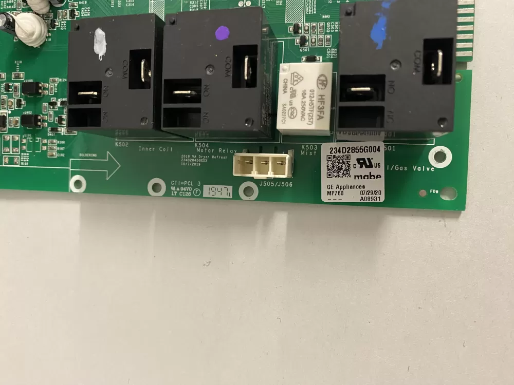 GE 234D2865G003 234D2855G004 WE22X31718 Washer Control Board AZ203128 | BK2319