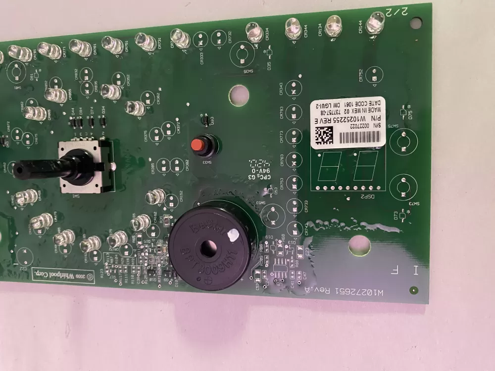 Whirlpool W10252255 WPW10269599 Washer Control Board AZ197301 | BK2732