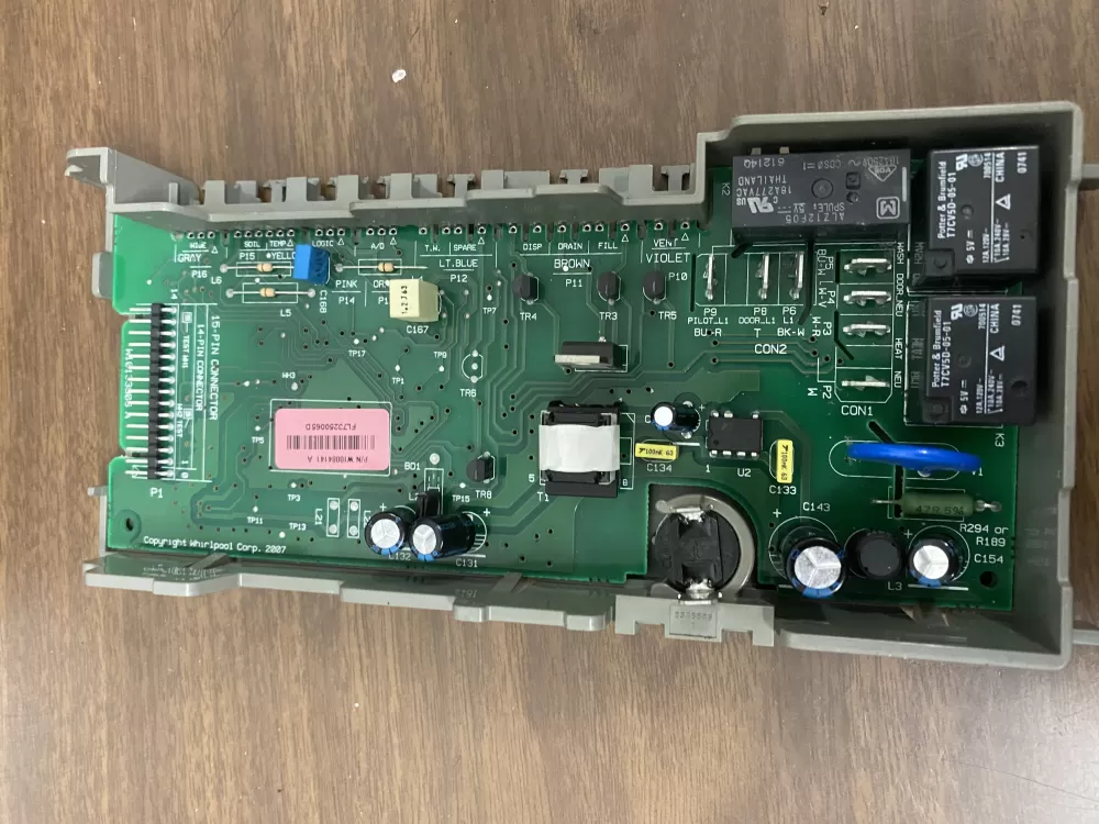 Whirlpool  Kenmore  KitchenAid  Roper  Estate WPW10084141  AP6014950  W10084141  1373167  8559824  8559825  8562996  8562996R  8562997  8562997R  8575276  8575276R  8575277  8575277R  PS11748220  W10039760  W10039770  W10076350  W10076360  W10084141R Dishwasher Control Board