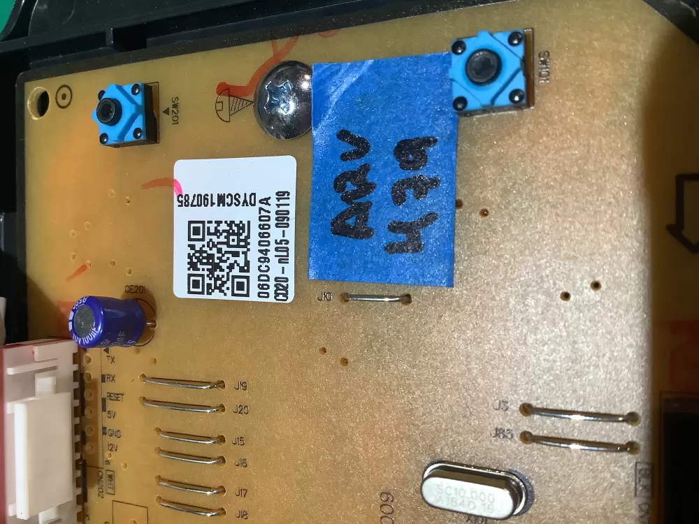 Samsung DC9406607A Washer Control Board AZ184871 | ARV479