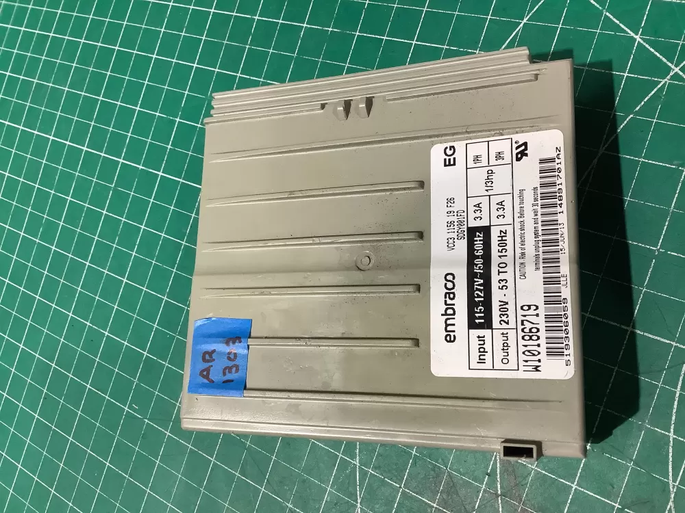 Whirlpool W1089391 Refrigerator Compressor Inverter Control AZ196732 | AR1303