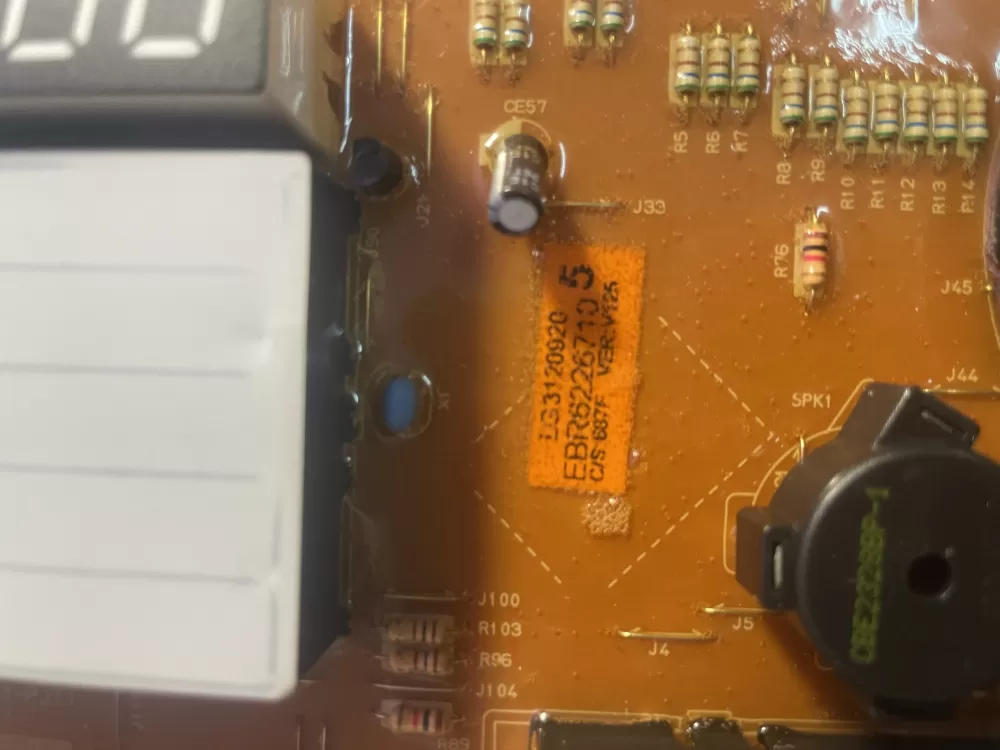 LG EBR62267105 EBR62267102 EAX60993601 Washer Control Board AZ196921 | Wmv888