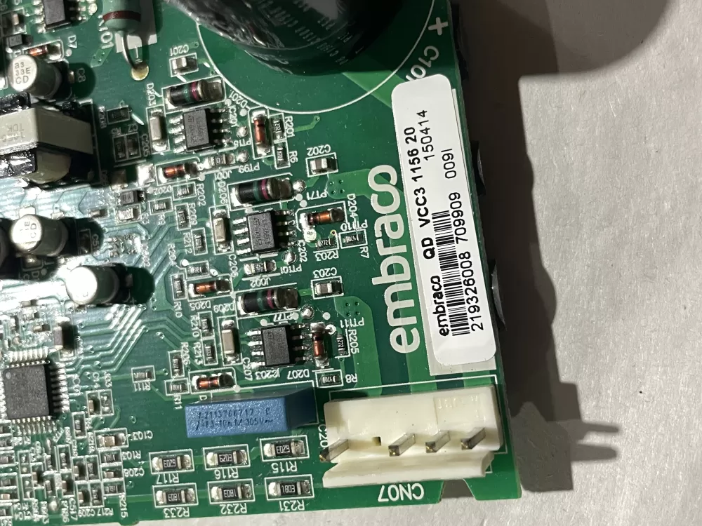 Genuine Refrigerator Embraco Circuit Board 219326243 AZ199348 | Wm2734