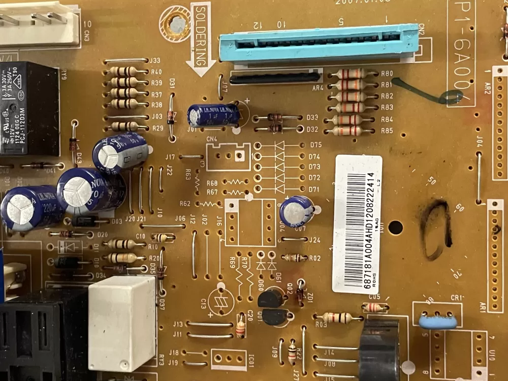 LG 687181A004A P1 6A004 Microwave Control Board AZ142044 | KM2389