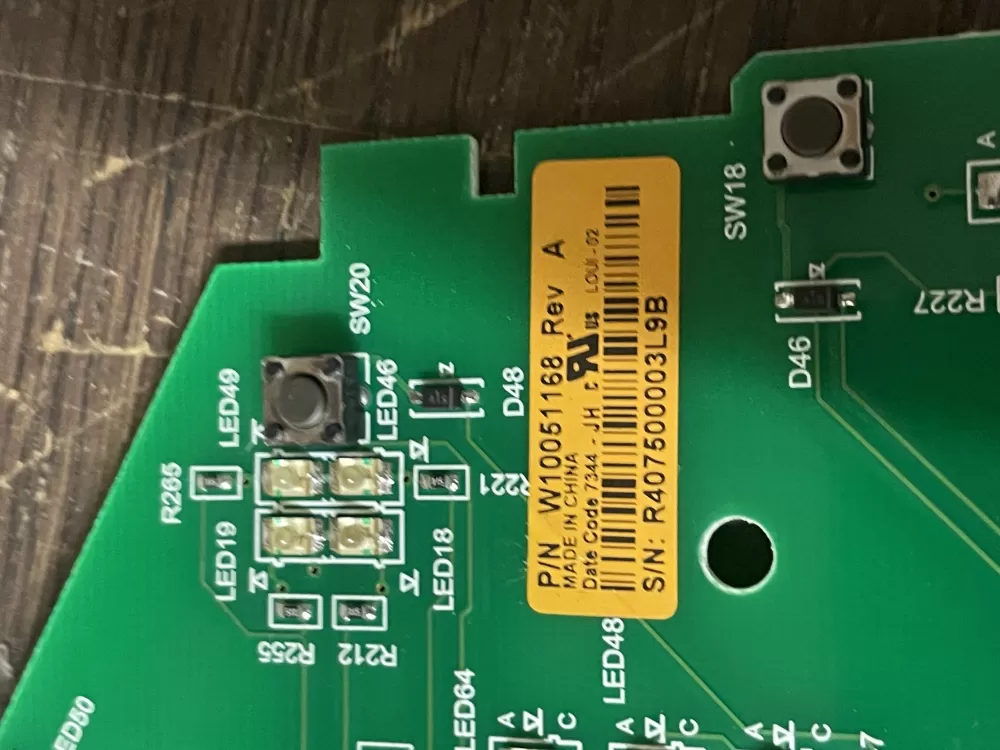 Whirlpool W10051168 Washer Control Board AZ42821 | Wm1748
