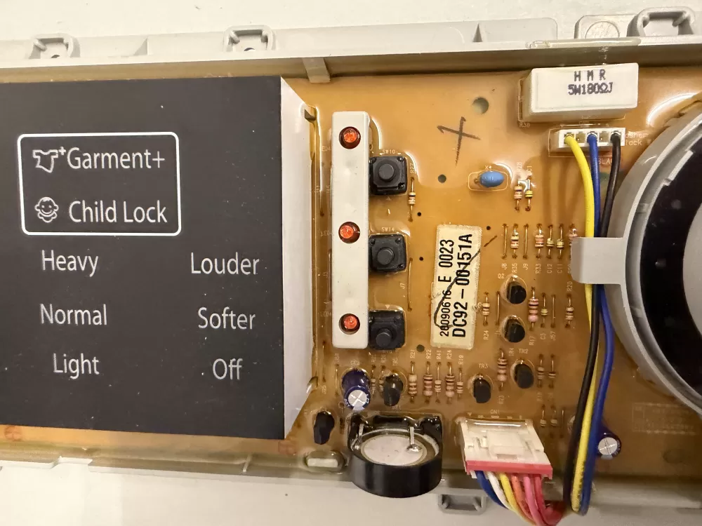 Samsung DC92 00151A Washer Control Board AZ225977 | KMV706
