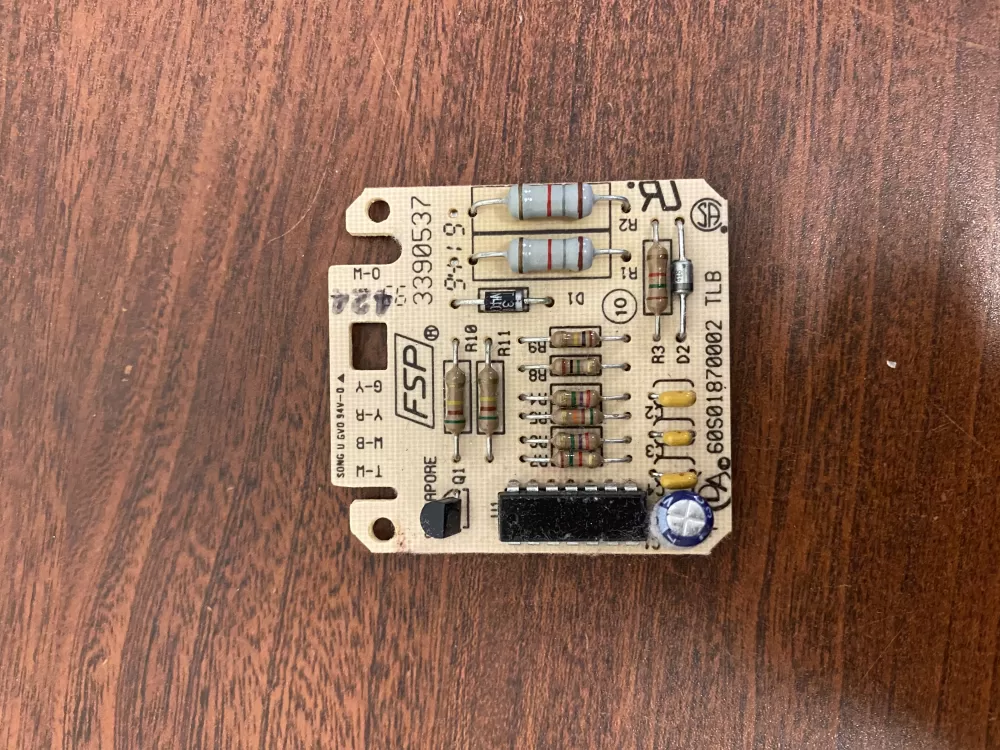 Whirlpool  KitchenAid  Kenmore  Maytag AP6022061  3390537  3390537R  3977407  8558178  8558178R  W10476828 Dryer Moisture Sensor Control Board