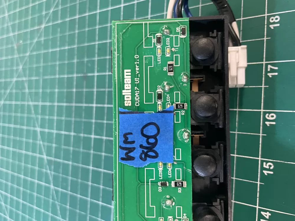 Whirlpool CUDA17 UI_VER1.0 Refrigerator Control Board AZ200858 | Wm860