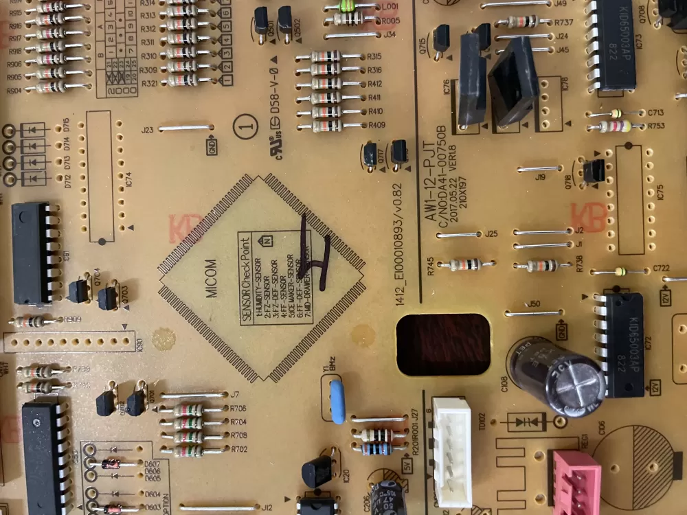 Samsung DA92 00384L DA9200384L Refrigerator Control Board AZ39760 | KM244