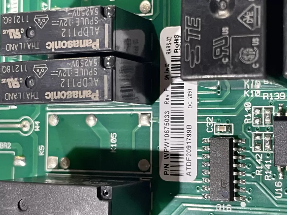 Whirlpool W10675033 W10801162 Refrigerator Control Board AZ164684 | Wm286