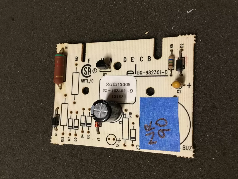 GE WE04X10103 559C213G05 Dryer Control Board AZ99861 | NR90