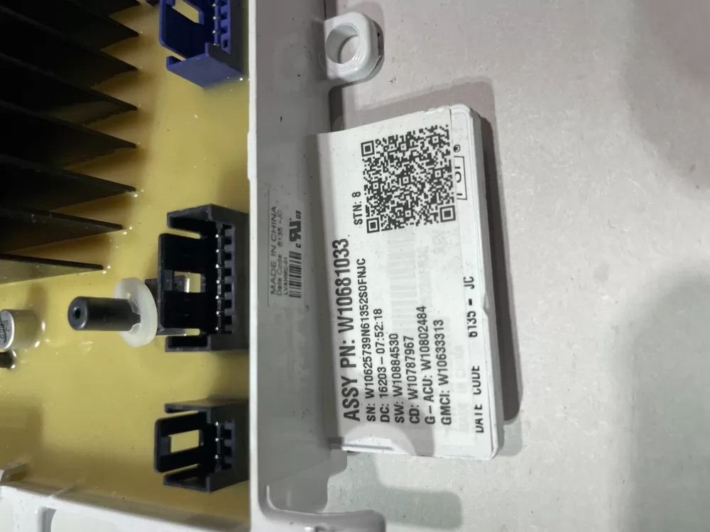 Whirlpool W10681033 W10812422 PS11723056 Washer Control Board AZ143918 | Wm2419