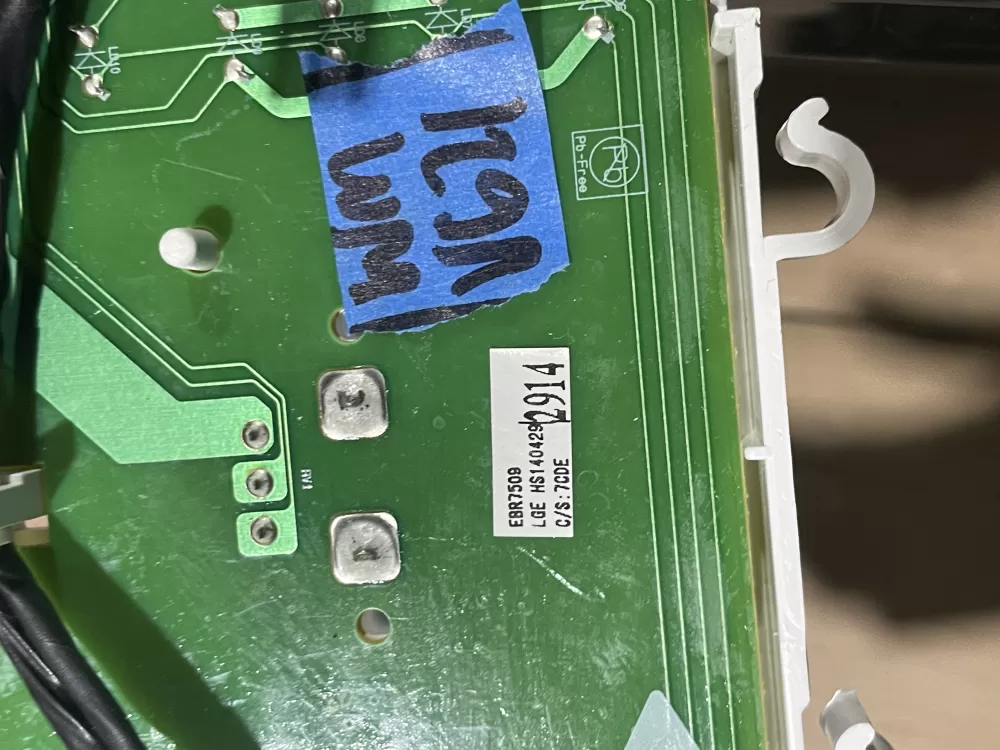 LG EBR75092914 Washer Control Board display AZ94510 | Wmv621
