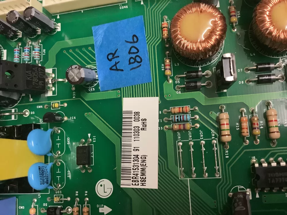 LG Kenmore EBR41531304 CSP30000204 Refrigerator Control Board AZ201105 | AR1806