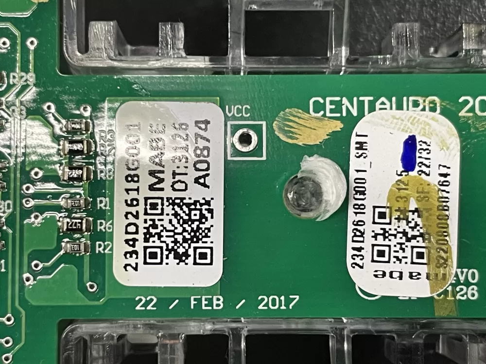 GE 234D2618G001 WE04X27284 Dryer Control Board AZ21994 | WM1193