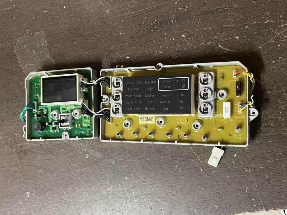 Samsung DC92-00130A  DC92-00125A Washer UI Control Board