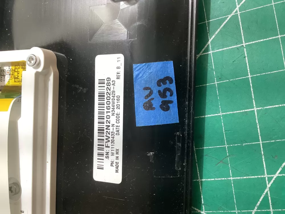 Washer Control Board Touchpad Panel User Interface W11130429 AZ214329 | ARV953