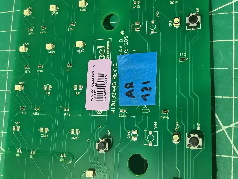 Whirlpool W10544207 Washer Board Control AZ193940 | AR121