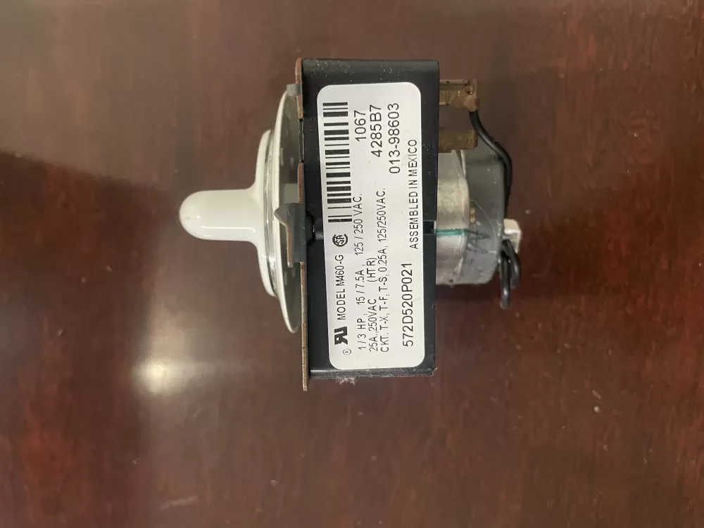 GE 572D520P021 WE4M271 Dryer Timer