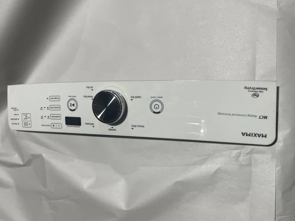 Maytag W10433017 W10748477 PS11722556 Dryer Control Panel