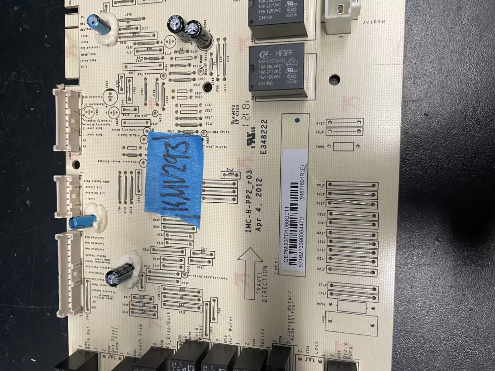 GE 237D1395G011 237D1122G001 237D1060G011 Washer Control Board AZ9945 | KMV293