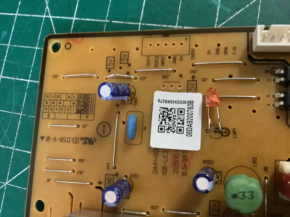 Samsung DA92-00763B Refrigerator Control Board Inverter AZ184821 | NR2692