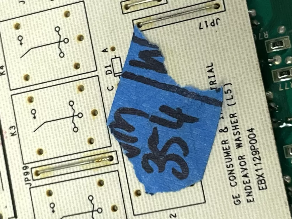 GE 175D5261G023 EBX1129P004 WH12X10439 Washer Control Board AZ30427 | WM354